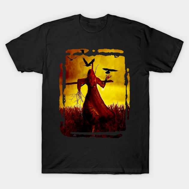 Crows' Aural Tapestry Band Merch T-Shirt by Skeleton. listening to music